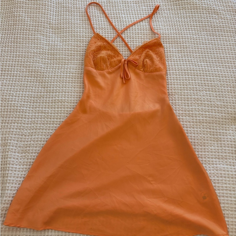 Beginning Boutique Vibrant Orange Dress